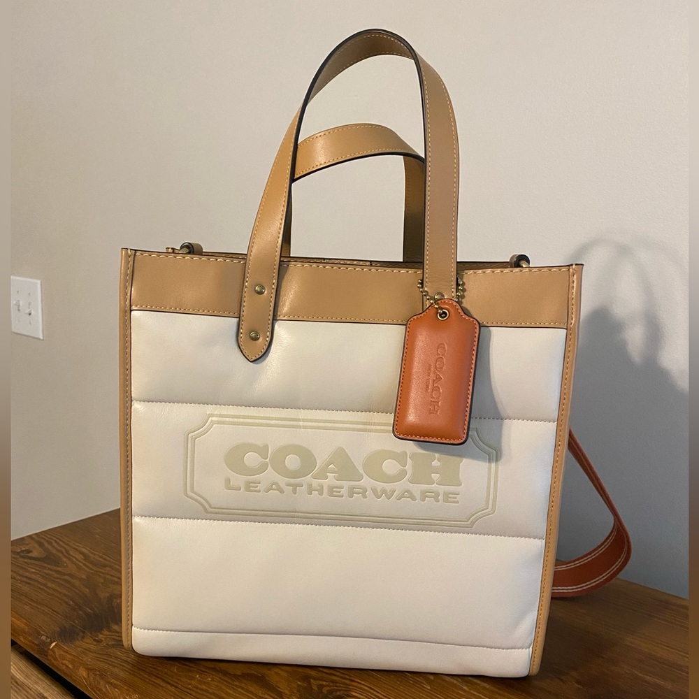 Coach pillow tote